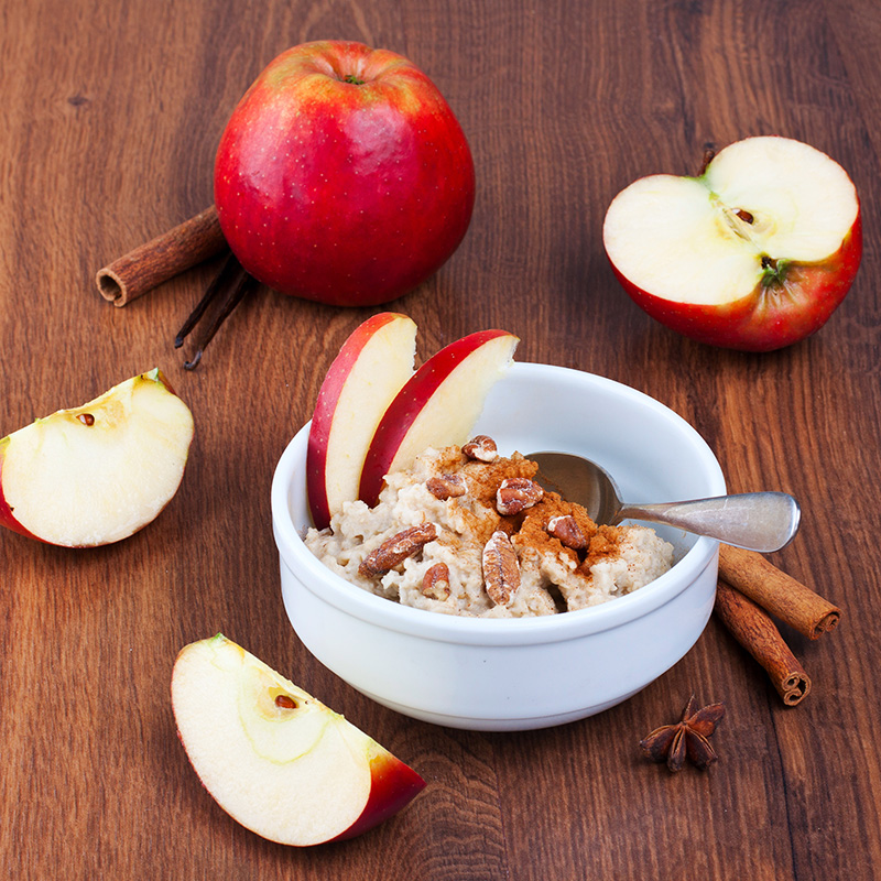 Oatmeal Apples & Almonds